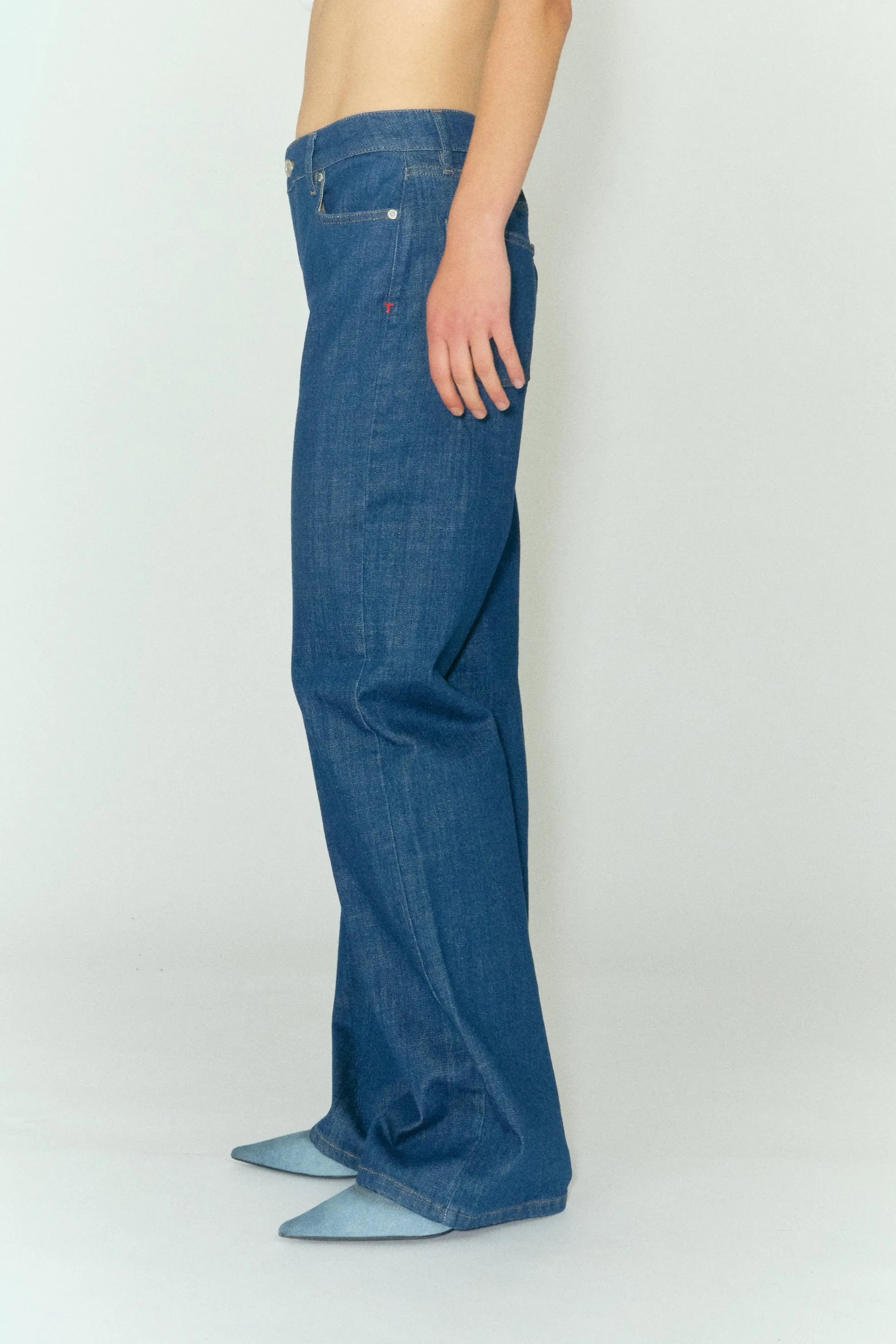 TMRW Brown Jeans - Vintage Crude Mid Blue - Denim Blue