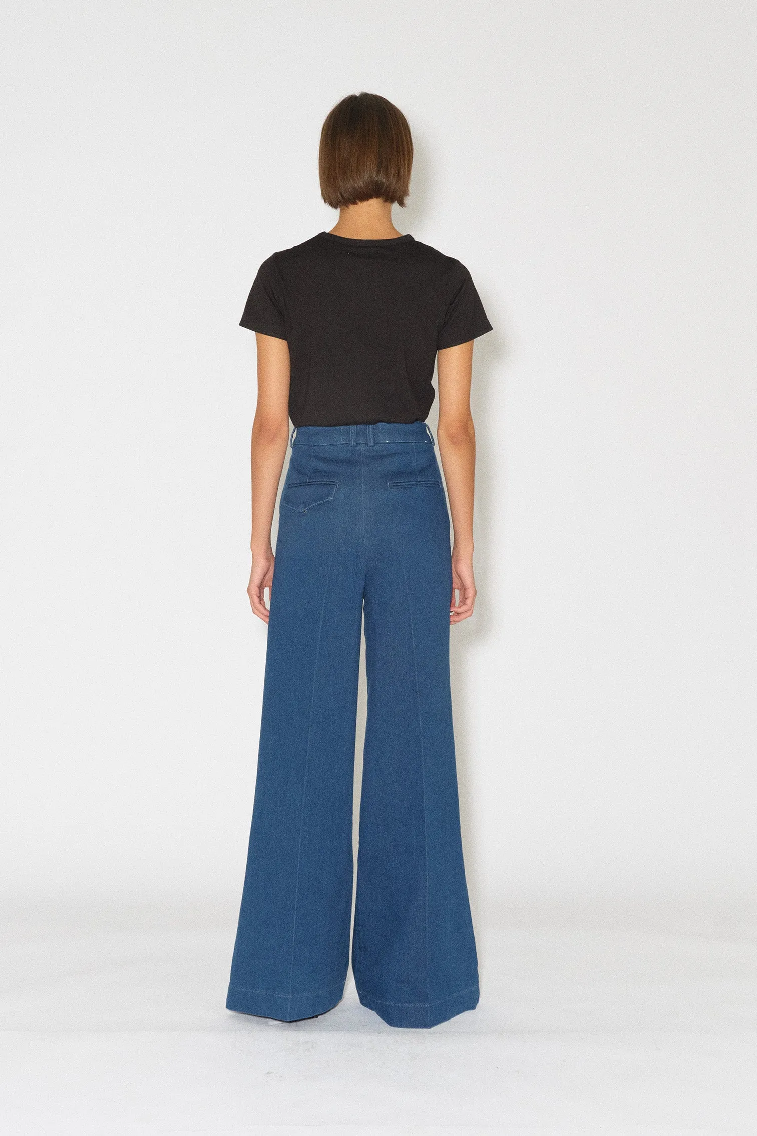 TMRW Ellen Wide Pant - Bilbao Rinse