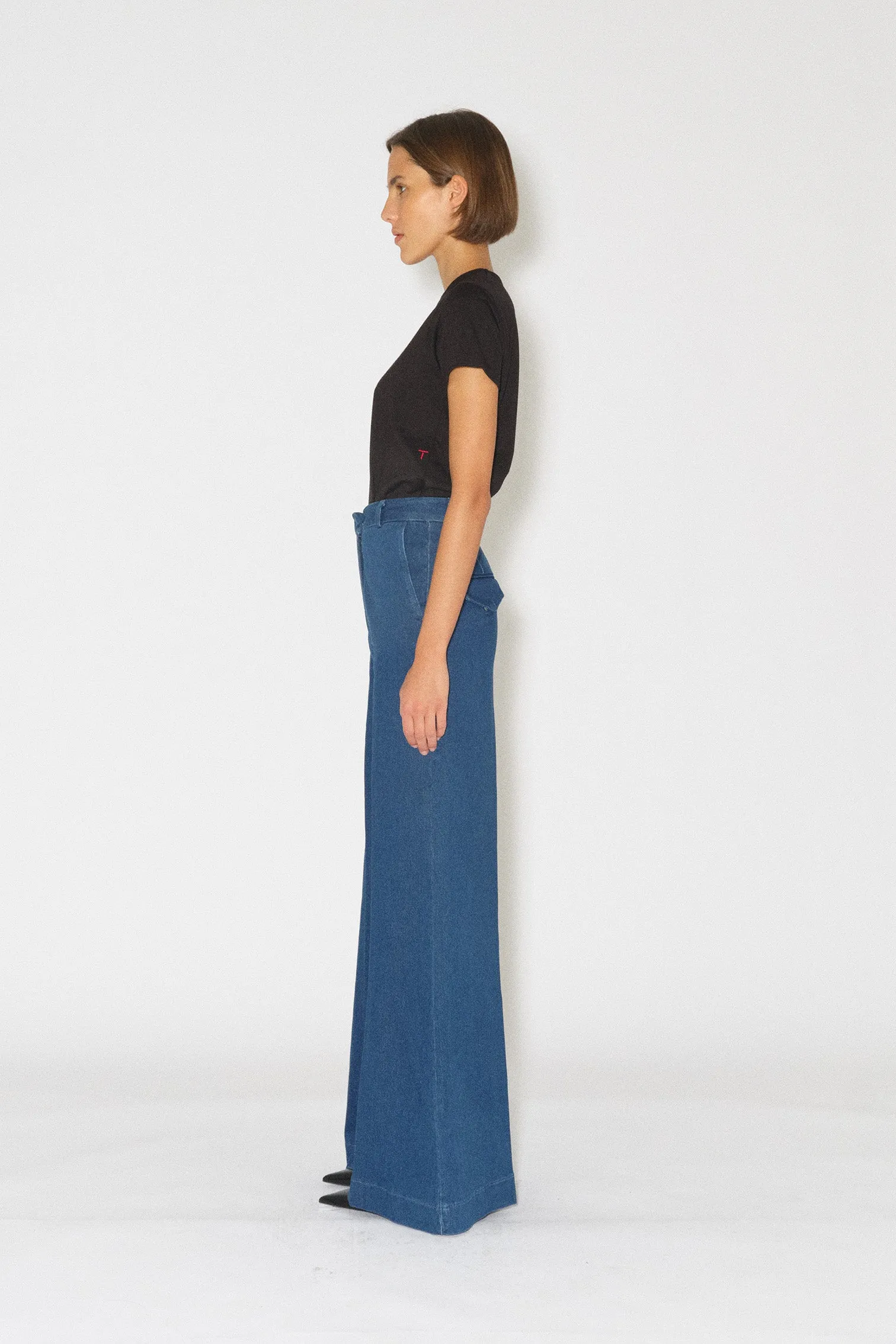TMRW Ellen Wide Pant - Bilbao Rinse