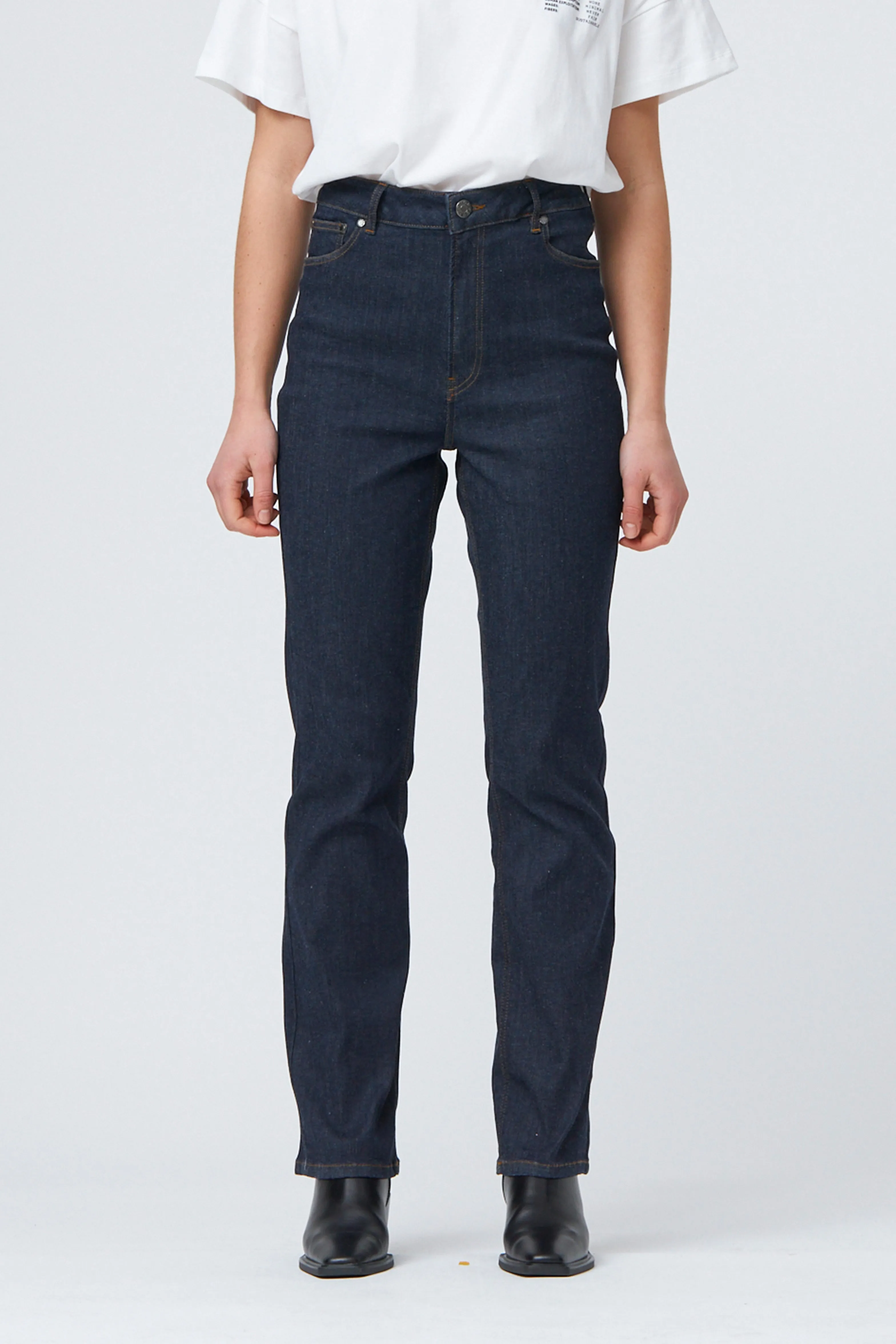 TRW-Cate Bullet Shape Jeans Wash Raw Bardolino - Denim Blue