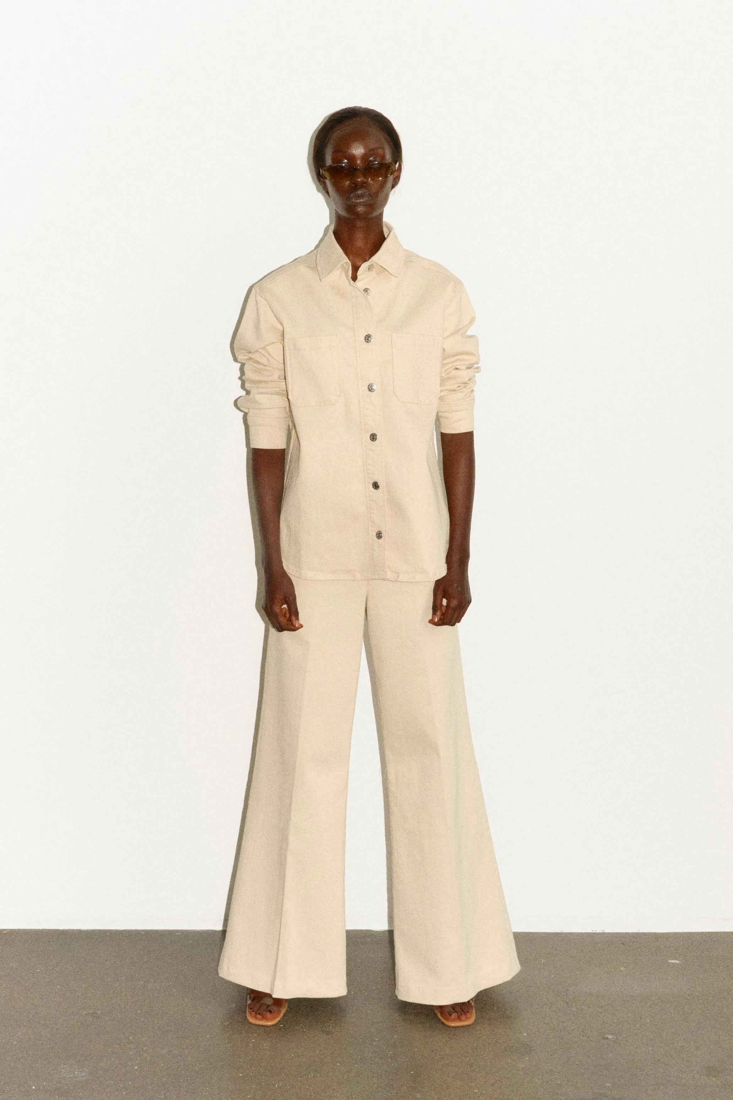 TRW-Ellen Pant Wash Crude - Ecru