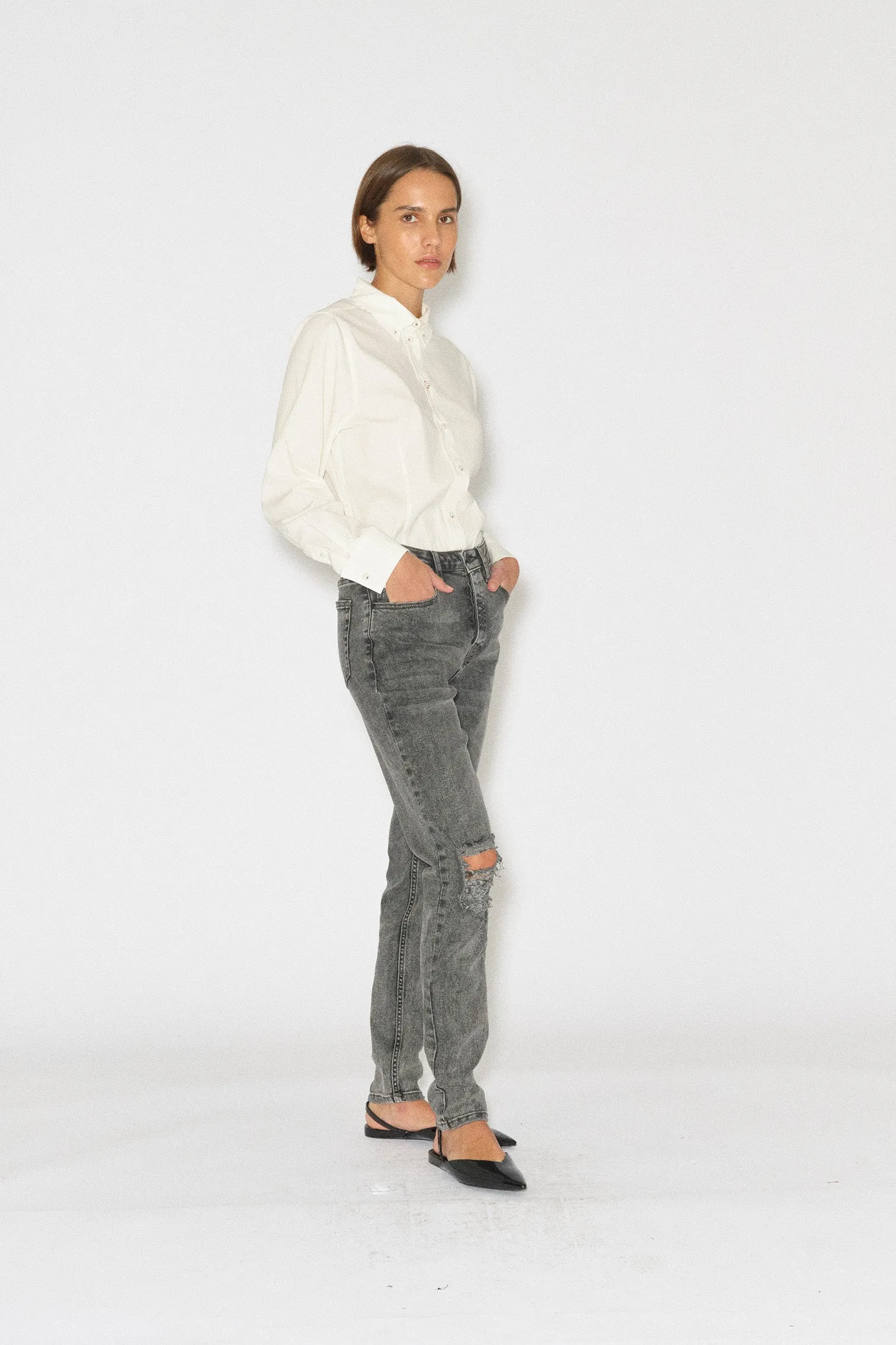 TRW-Hepburn Jeans Wash Vintage Grey