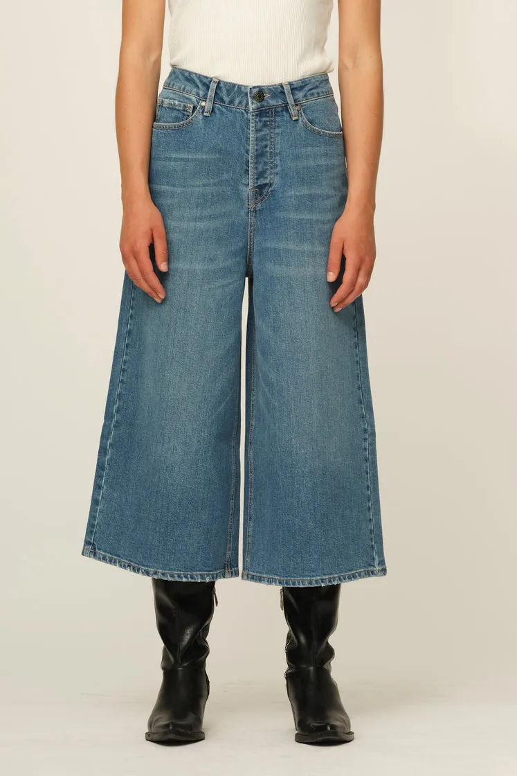 TRW-Mandela Culotte Hong Kong - Denim Blue