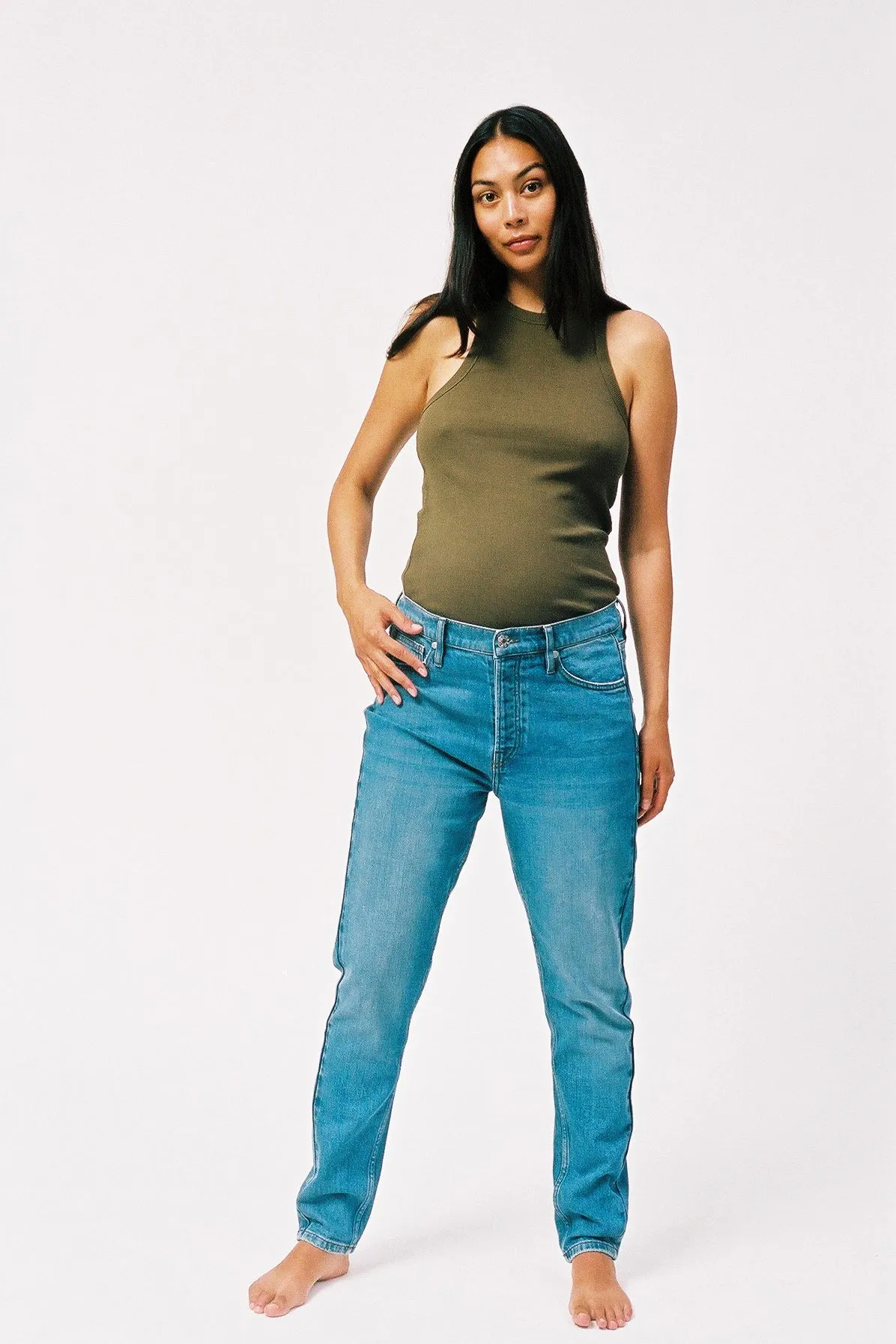 TRW-To The Moon, Honey x TRW Maternity Jeans - Iowa - Denim Blue