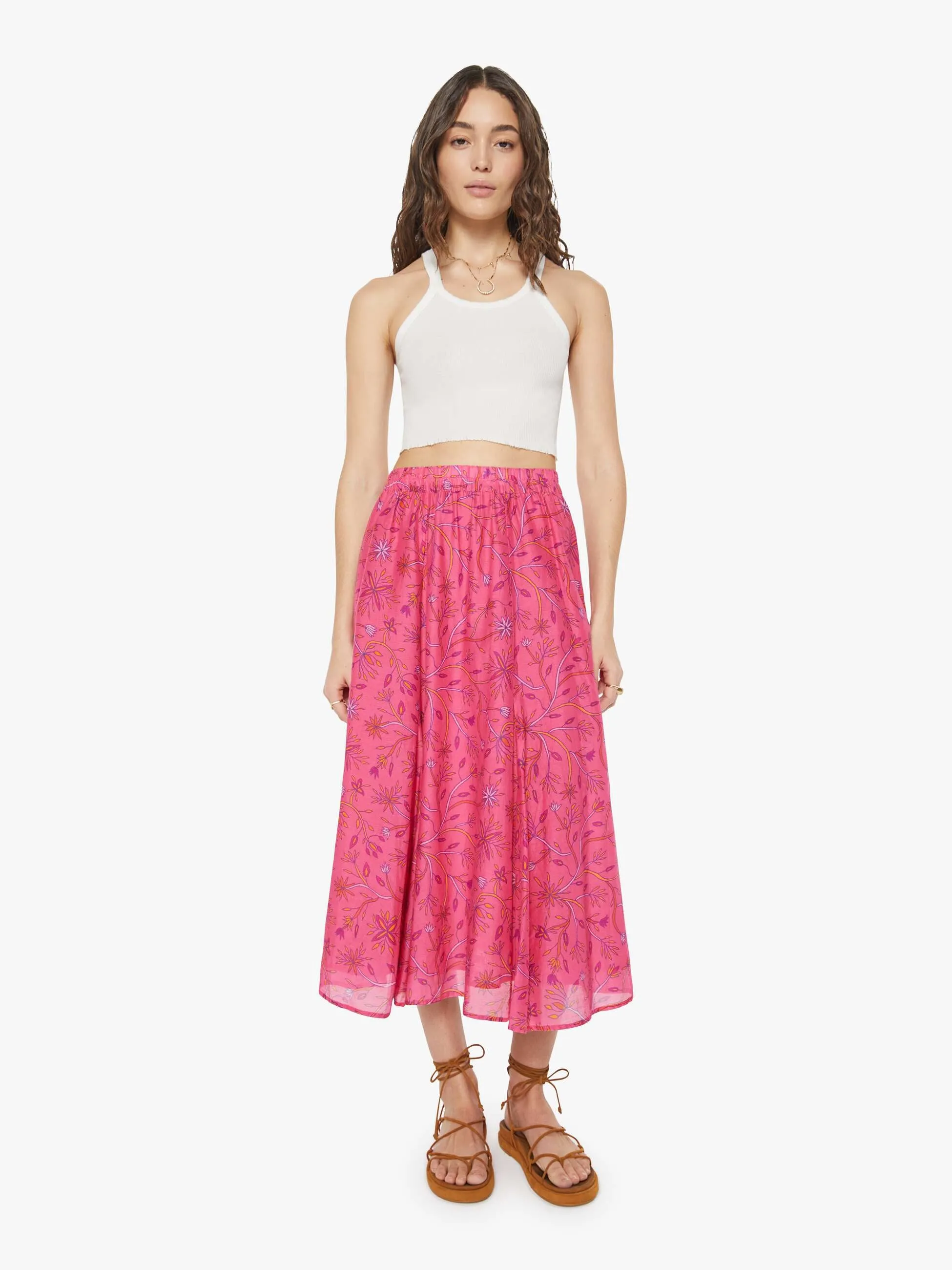 XiRENA Roxane Skirt - Fuchsia Melon